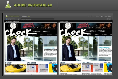 Adobe BrowserLab