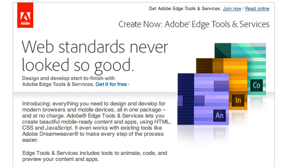 Adobe edge tools