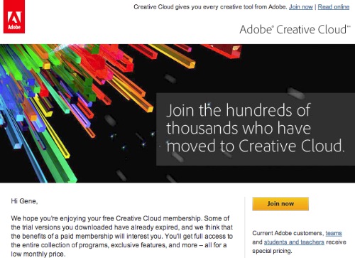 Join Creative Cloud